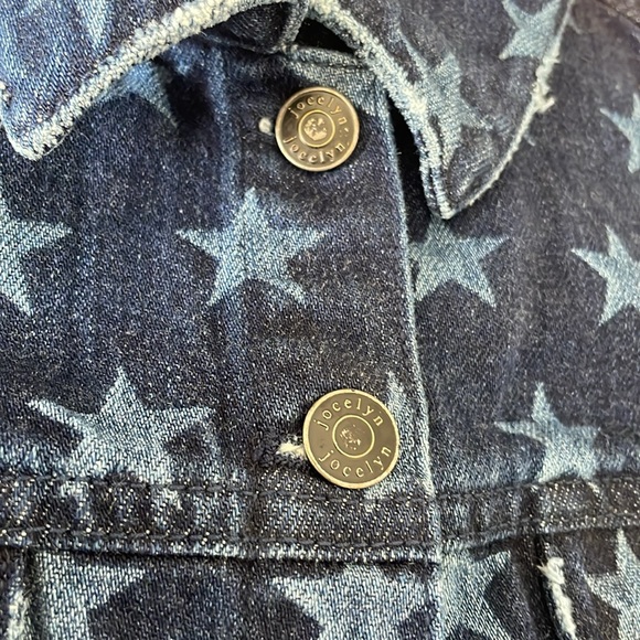JOCELYN PUFF SHOULDER STAR JEAN JACKET - Picture 8 of 8